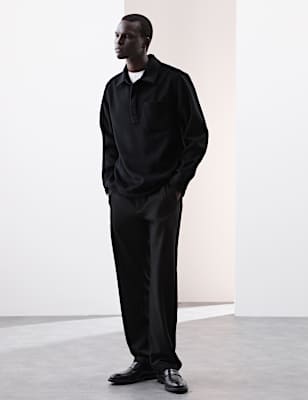 Wool Blend Overhead Shirt