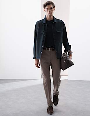 Seersucker Overshirt