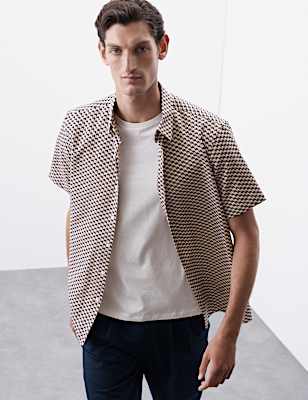 Geometric Print Shirt