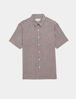 Geometric Print Shirt