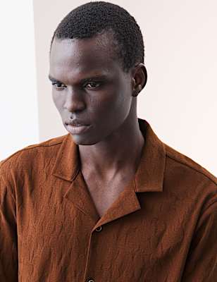 Pure Cotton Textured Shirt