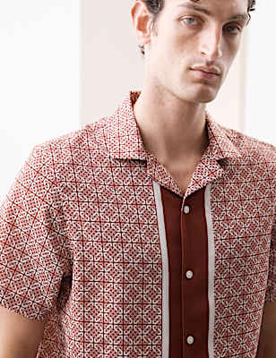 Geometric Print Shirt