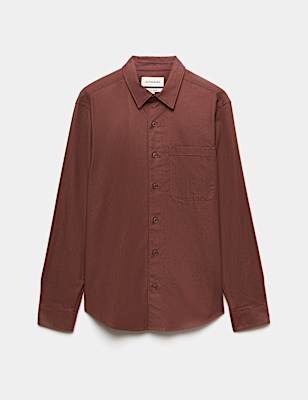 Lyocell Blend Regular Fit Shirt
