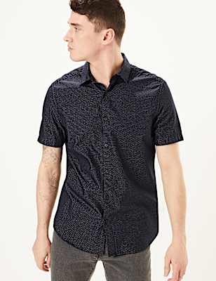 Pure Cotton Polka Dot Shirt