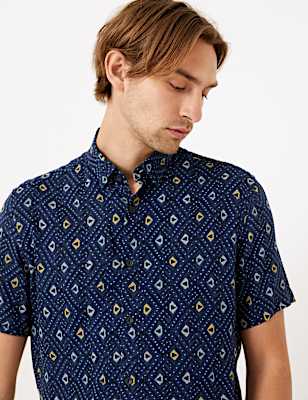 Aztec Diamond Print Shirt