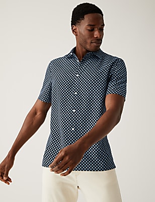 Geometric Print Shirt