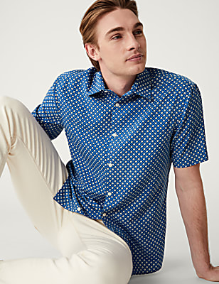 Geometric Print Shirt