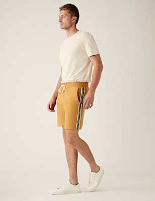 Side Stripe Jersey Shorts