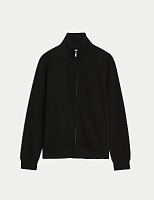 Pure Cotton Zip Up Sweatshirt