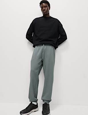 Elasticated Waist Cotton Rich Joggers