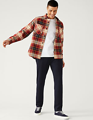 Cotton Rich Straight Leg Joggers