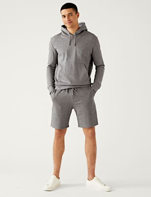 Pure Cotton Drawstring Jersey Shorts