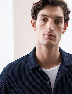 Cuban Collar Ottoman Revere Shirt