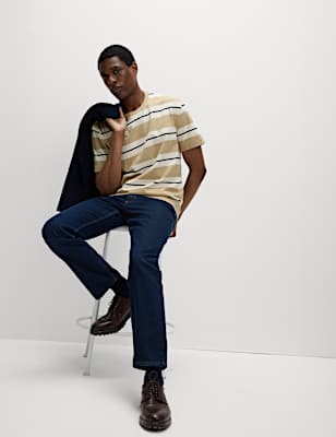 Pure Cotton Striped T-Shirt