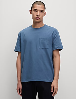 Pure Cotton Midweight Pocket T-shirt