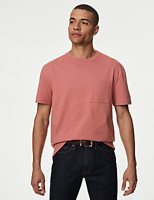 Pure Cotton Midweight Pocket T-shirt