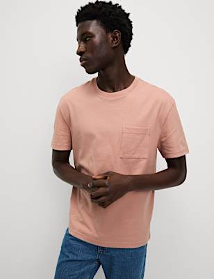 Pure Cotton Midweight Pocket T-shirt