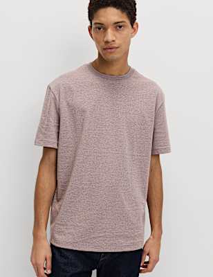Cotton Rich Ultimate Performance Striped T-Shirt