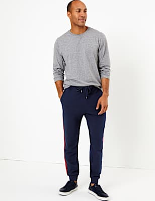 Cotton Tapered Leg Joggers