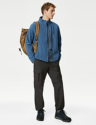 Fleece Zip Up Funnel Neck Jacket