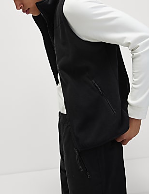 Funnel Neck Fleece Gilet