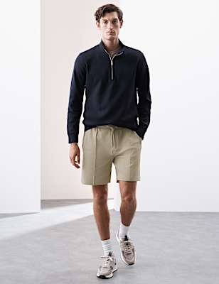 Regular Fit Elasticated Waist Shorts