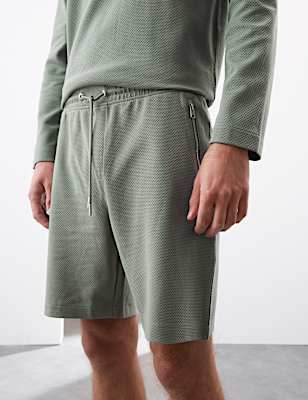 Cotton Rich Waffle Shorts