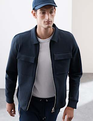 Cotton Rich Zip Jacket