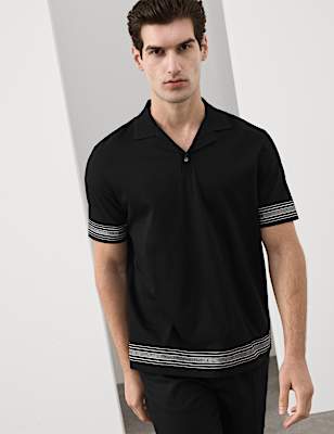 Pure Supima&reg; Cotton Embroidered Polo Shirt