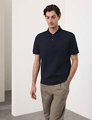 Fine Mercerised Cotton Pique Polo