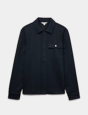 Pure Cotton Drop Needle Overshirt
