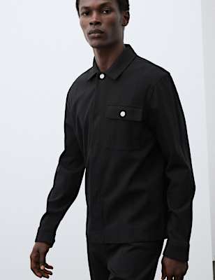 Pure Cotton Drop Needle Overshirt