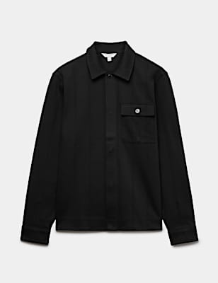 Pure Cotton Drop Needle Overshirt