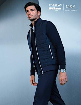 Cotton Rich Zip Up Quilted Gilet with Stormwear&trade;