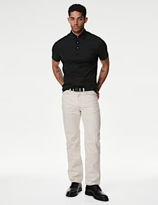 Pure Cotton Micro Pique Polo shirt