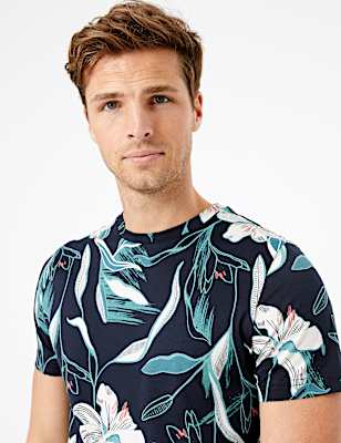 Premium Cotton Slim Fit Print T-Shirt
