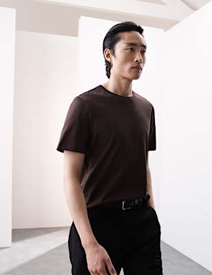 Pure Supima&reg; Cotton Performance Crew Neck T-shirt