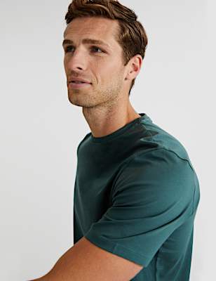 Pure Supima&reg; Cotton Performance Crew Neck T-shirt