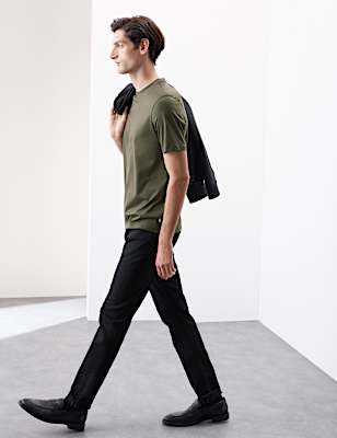 Pure Supima® Cotton Performance Crew Neck T-shirt