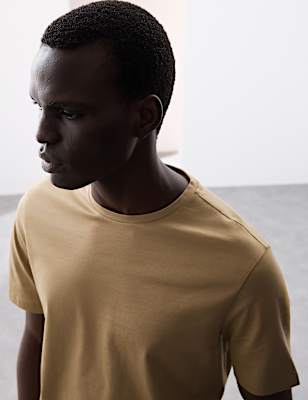 Pure Supima® Cotton Performance Crew Neck T-shirt