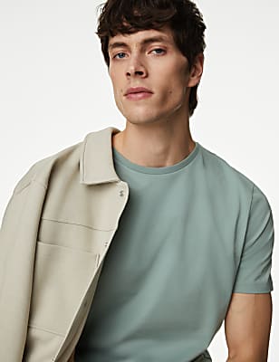 Pure Supima&reg; Cotton Performance Crew Neck T-shirt