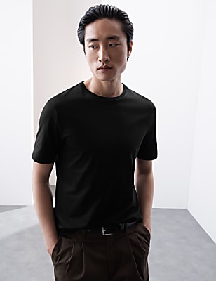 Pure Supima® Cotton Performance Crew Neck T-shirt