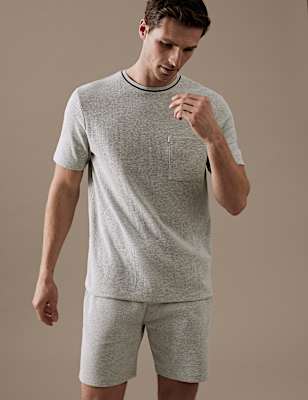 Pure Cotton Textured T-Shirt
