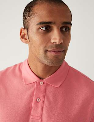 Pure Cotton Pique Regular Fit Polo Shirt
