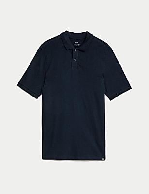Pure Cotton Pique Regular Fit Polo Shirt