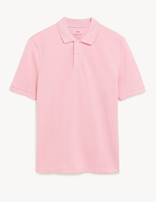 Pure Cotton Pique Regular Fit Polo Shirt