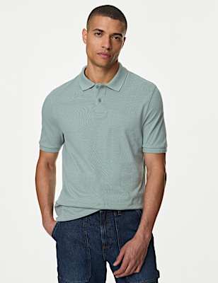Pure Cotton Pique Regular Fit Polo Shirt