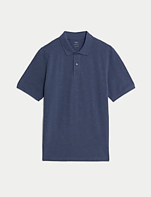 Pure Cotton Pique Regular Fit Polo Shirt