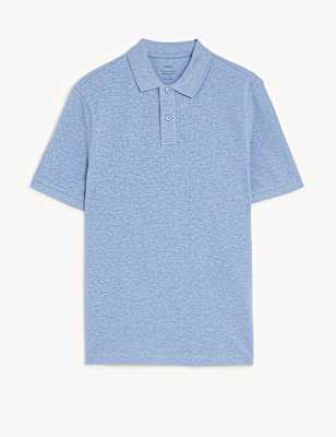 Pure Cotton Pique Regular Fit Polo Shirt