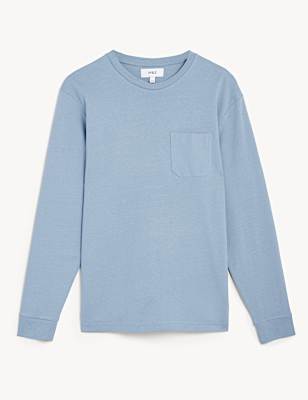 Pure Cotton Long Sleeve T-Shirt